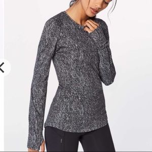 Lululemon Extra Mile Long sleeve top size 12
